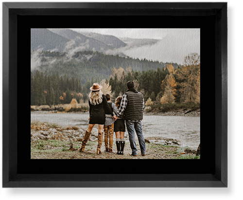 Simple Gallery of One Border Wall Art, Black, Single piece, Canvas, 8x10, Multicolor
