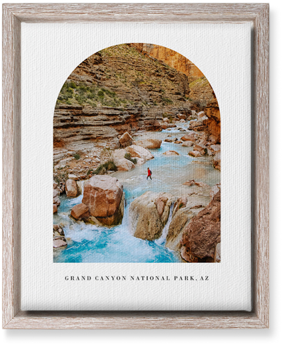 Archway View Wall Art, Rustic, Single piece, Canvas, 8x10, White, white
