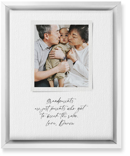 Sentimental Note Wall Art, White, Single piece, Canvas, 8x10, White