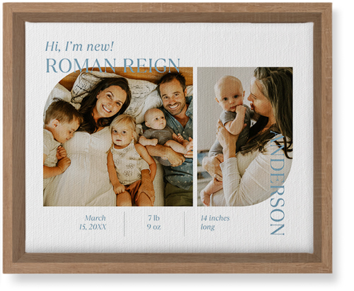 Favorite Infographic Wall Art, Natural, Single piece, Canvas, 8x10, White, white