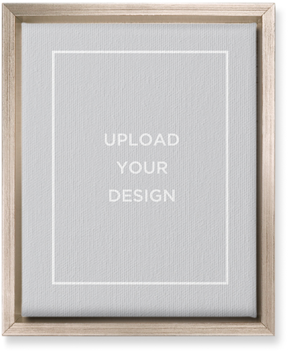 Upload Your Own Design Wall Art, Metallic, Single piece, Canvas, 8x10, Multicolor