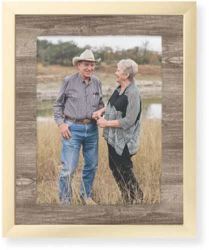 Countryside Portrait Wall Art, Gold, Single piece, Canvas, 8x10, Brown