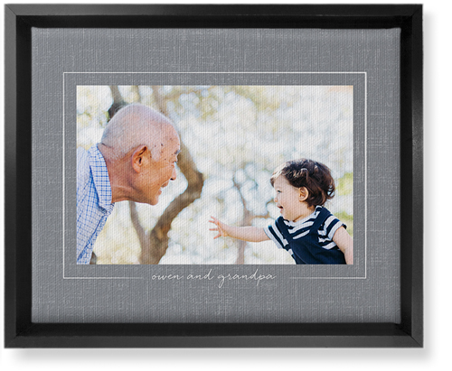 Take Shape Wall Art, Black, Single piece, Canvas, 8x10, Gray