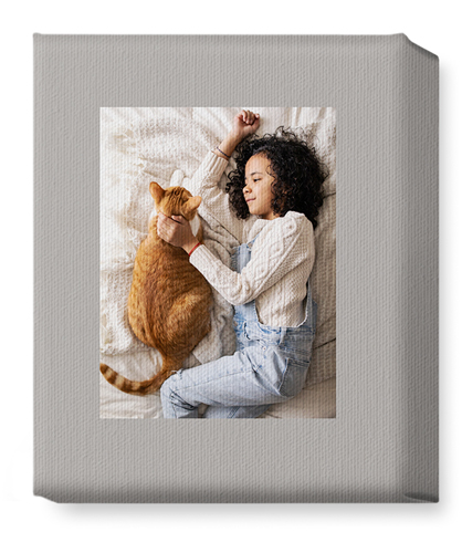 Full Frame One Wall Art, No Frame, Single piece, Canvas, 8x10, Gray, stone