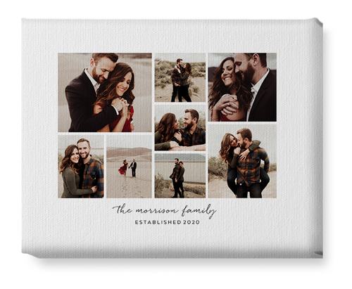 Pieces of Eight Wall Art, No Frame, Single piece, Canvas, 8x10, White, white