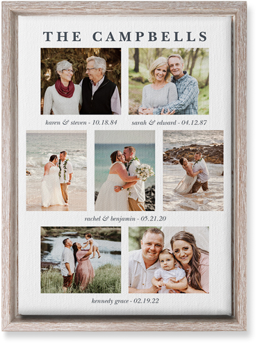 Our Family Roots Wall Art, Rustic, Single piece, Canvas, 10x14, Multicolor