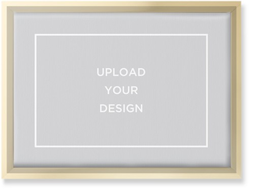 Upload Your Own Design Landscape Wall Art, Gold, Single piece, Canvas, 10x14, Multicolor