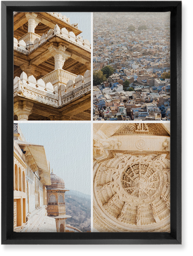 Four Top Wall Art, Black, Single piece, Canvas, 10x14, Multicolor, multi