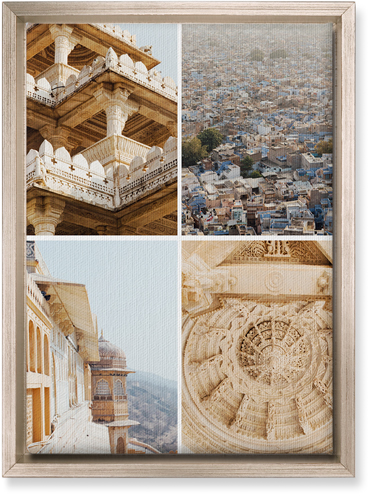 Four Top Wall Art, Metallic, Single piece, Canvas, 10x14, Multicolor, multi