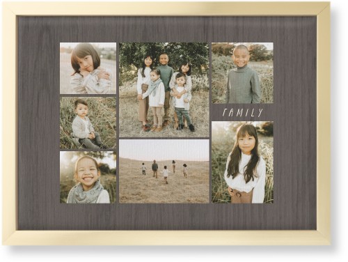 Lucky Seven Wall Art, Gold, Single piece, Canvas, 10x14, Multicolor, multi