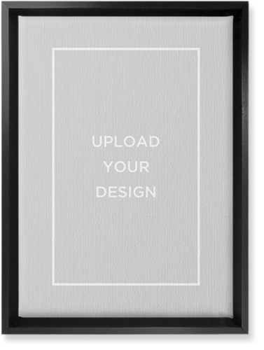 Upload Your Own Design Wall Art, Black, Single piece, Canvas, 10x14, Multicolor