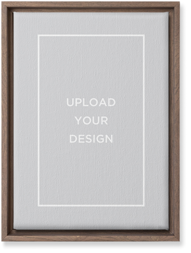 Upload Your Own Design Wall Art, Walnut, Single piece, Canvas, 10x14, Multicolor