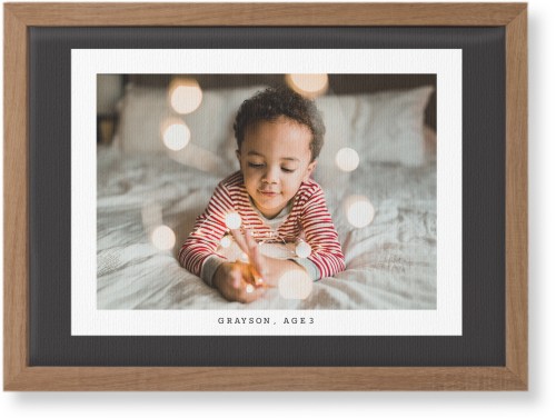 Frame Up Wall Art, Natural, Single piece, Canvas, 10x14, Gray