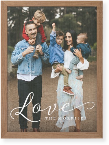 Just Love Portrait Wall Art, Natural, Single piece, Canvas, 10x14, White