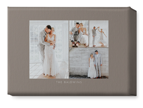 Four Corners Wall Art, No Frame, Single piece, Canvas, 10x14, Gray