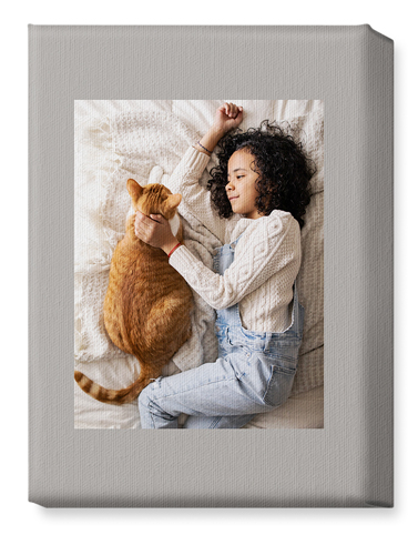 Full Frame One Wall Art, No Frame, Single piece, Canvas, 10x14, Gray