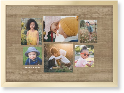 Six Times Wall Art, Gold, Single piece, Canvas, 10x14, Brown