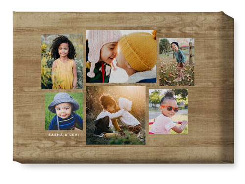 Six Times Wall Art, No Frame, Single piece, Canvas, 10x14, Brown