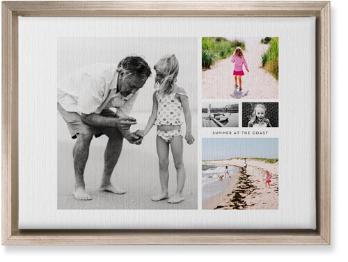 Hero Collage Landscape Wall Art, Metallic, Single piece, Canvas, 10x14, Multicolor