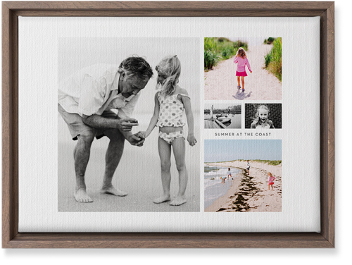 Hero Collage Landscape Wall Art, Walnut, Single piece, Canvas, 10x14, Multicolor
