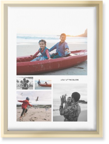 Hero Collage Portrait Wall Art, Gold, Single piece, Canvas, 10x14, Multicolor, multi