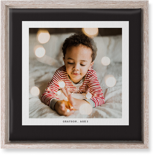 Frame Up Wall Art, Rustic, Single piece, Canvas, 12x12, Gray