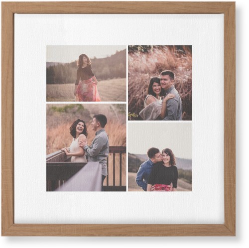 Four Winds Wall Art, Natural, Single piece, Canvas, 12x12, White