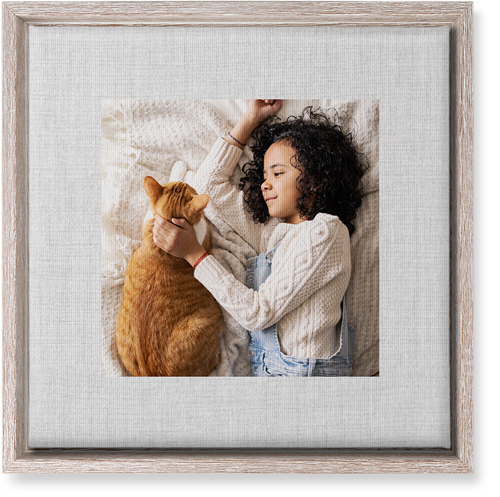Full Frame One Wall Art, Rustic, Single piece, Canvas, 12x12, White