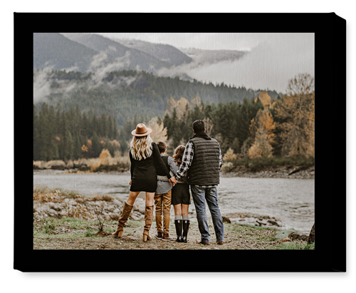 Simple Gallery of One Border Wall Art, No Frame, Single piece, Canvas, 16x20, Multicolor, multi