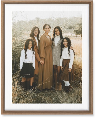 Simple Gallery of One Border Portrait Wall Art, Natural, Single piece, Canvas, 16x20, Multicolor, multi