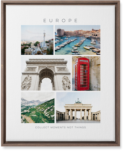 Best of Six Wall Art, Walnut, Single piece, Canvas, 16x20, Multicolor, multi