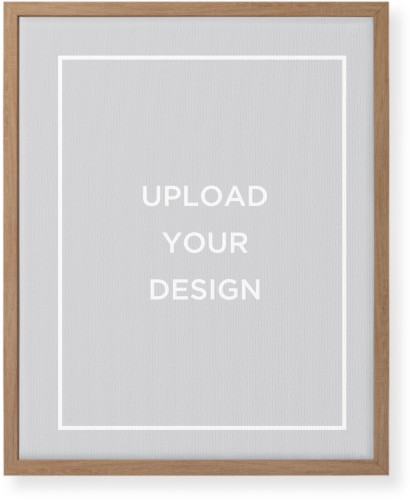 Upload Your Own Design Wall Art, Natural, Single piece, Canvas, 16x20, Multicolor