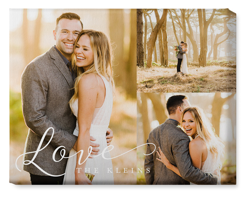 Just Love Trio Wall Art, No Frame, Single piece, Canvas, 16x20, White, white