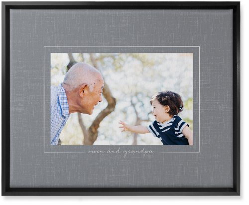 Take Shape Wall Art, Black, Single piece, Canvas, 16x20, Gray, slate