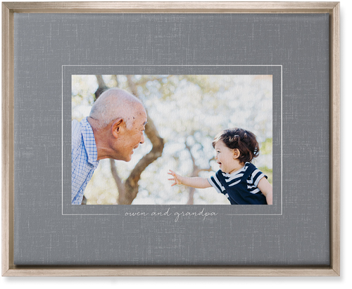 Take Shape Wall Art, Metallic, Single piece, Canvas, 16x20, Gray