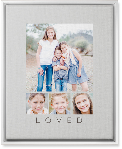 Gray And White Canvas Wall Art