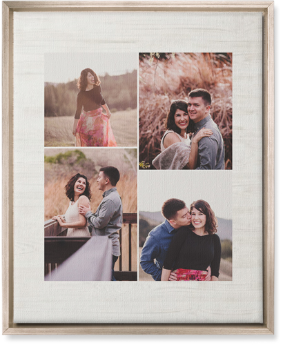 Four Winds Wall Art, Metallic, Single piece, Canvas, 16x20, Beige, wheat