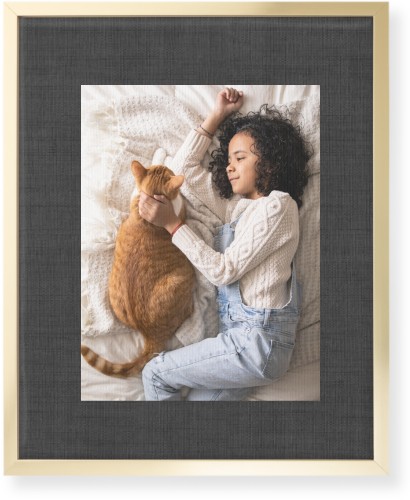 Full Frame One Wall Art, Gold, Single piece, Canvas, 16x20, Black, black