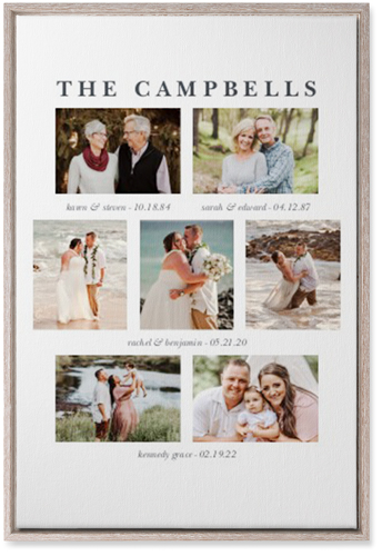 Our Family Roots Wall Art, Rustic, Single piece, Canvas, 20x30, Multicolor
