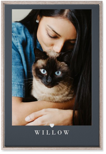 My Heart Wall Art, Rustic, Single piece, Canvas, 20x30, Gray, gray