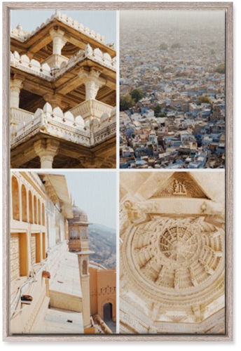 Four Top Wall Art, Rustic, Single piece, Canvas, 20x30, Multicolor, multi