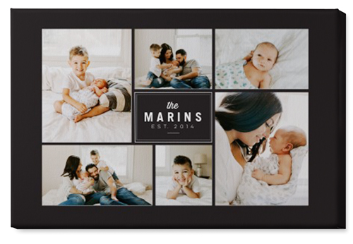 Round We Go Wall Art, No Frame, Single piece, Canvas, 20x30, Gray, charcoal