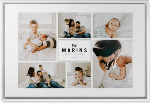 Round We Go Wall Art, White, Single piece, Canvas, 20x30, White, white