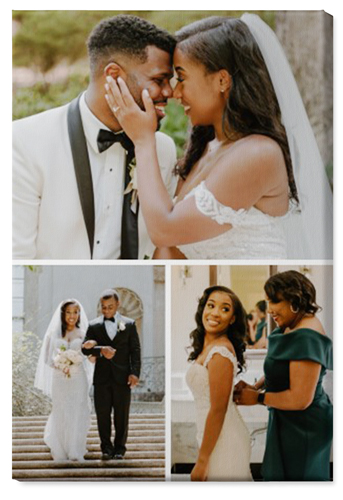 Gallery of Three Portrait Wall Art, No Frame, Single piece, Canvas, 24x36, Multicolor, multi