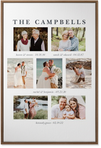 Our Family Roots Wall Art, Natural, Single piece, Canvas, 24x36, Multicolor, multi