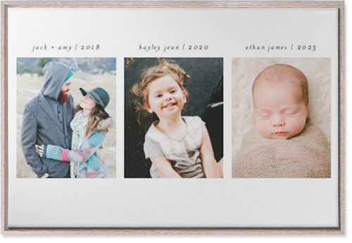 Our Timeline Wall Art, Rustic, Single piece, Canvas, 24x36, Multicolor