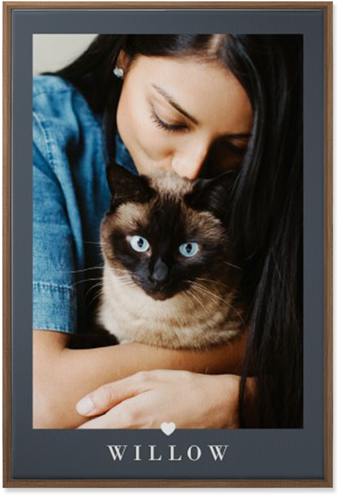 My Heart Wall Art, Natural, Single piece, Canvas, 24x36, Gray, gray