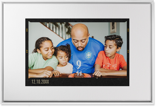 Film Frame Wall Art, White, Single piece, Canvas, 24x36, White, white