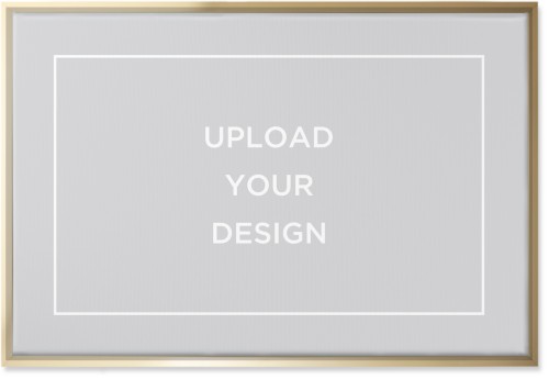 Upload Your Own Design Landscape Wall Art, Gold, Single piece, Canvas, 24x36, Multicolor, multi