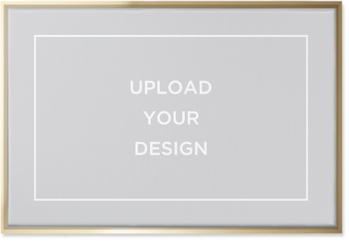 Upload Your Own Design Landscape Wall Art, Gold, Single piece, Canvas, 24x36, Multicolor